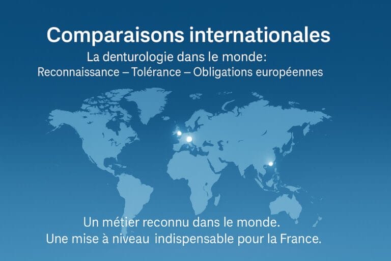Comparaisons internationales denturiste