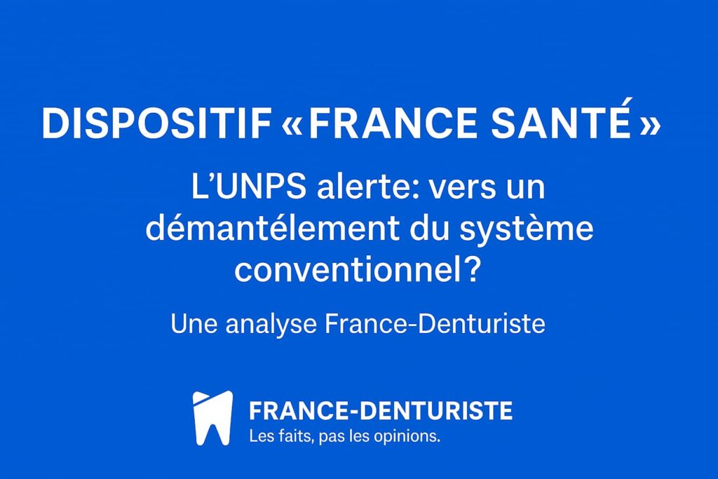 « France Santé » : quand la réforme du PLFSS révèle les failles du système conventionnel et du modèle dentaire français 9 dispositif france sante